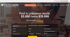 Desktop Screenshot of efectivoahora.com