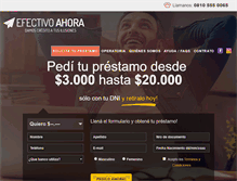 Tablet Screenshot of efectivoahora.com